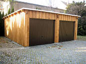 Garage in Holzbauweise